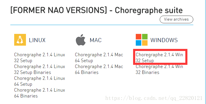 Choregraphe